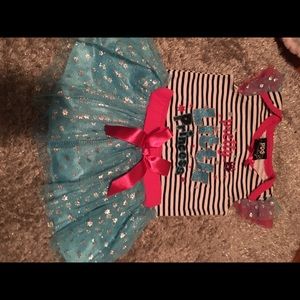 0-3 months onesie with tutu